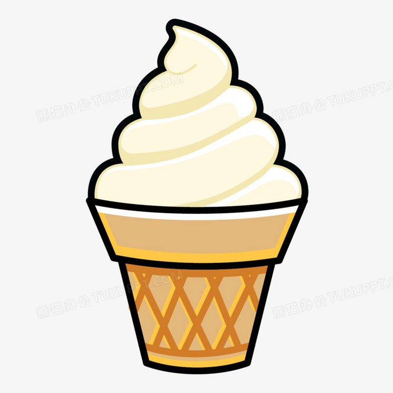 冰淇淋甜筒png图片素材免费下载 甜筒png 1350 1350像素 熊猫办公