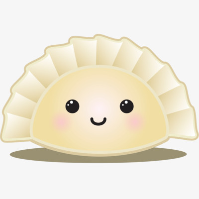 可爱手绘饺子