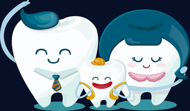 口腔卡通可爱牙