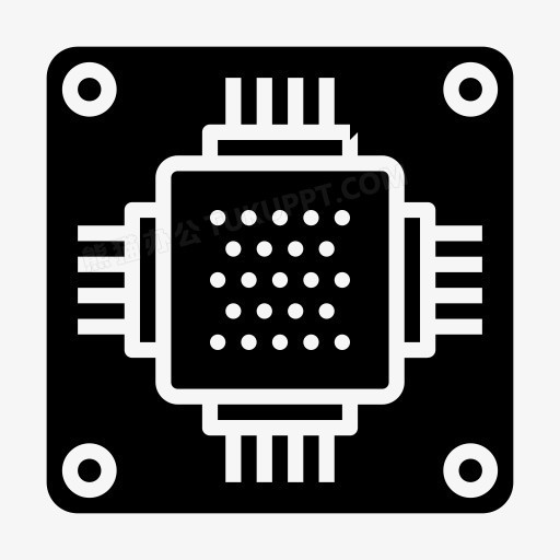 芯片电路ic集成电路微芯片微处理器半导体电子设备卷1PNG图片素材下载_电子设备PNG_熊猫办公