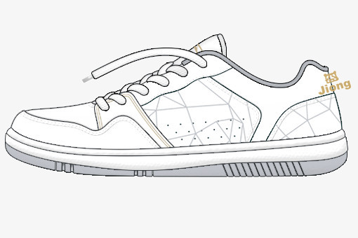 手绘运动鞋