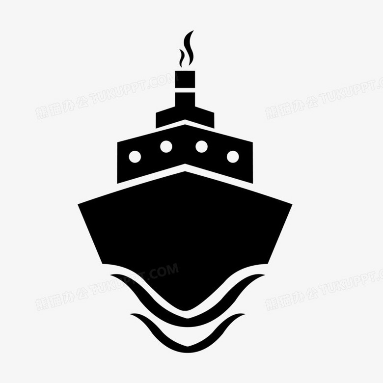 轮船logo图标元素PNG图片素材下载_元素PNG_熊猫办公