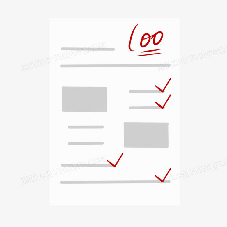 在整个配色上使用多种色彩作为基础色调,设计了满分成绩单,整体呈现