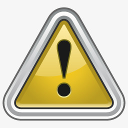 三角形警告标识图标png图片素材免费下载 警告png 256 256像素 熊猫办公
