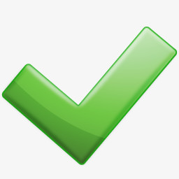 绿色的勾号图标PNG图片素材下载_绿色PNG_熊猫办公