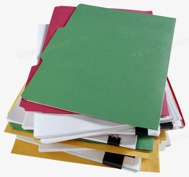 堆起来的文件夹PNG图片素材下载_起来PNG_熊猫办公