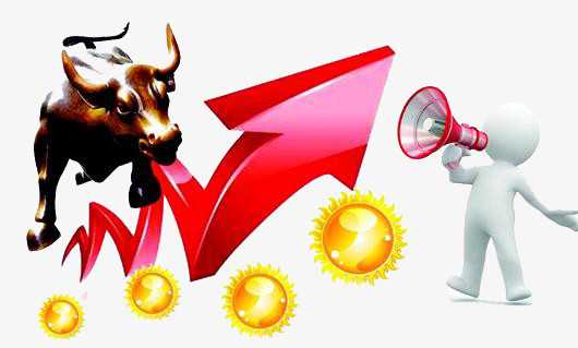 牛股飙升喇叭小人