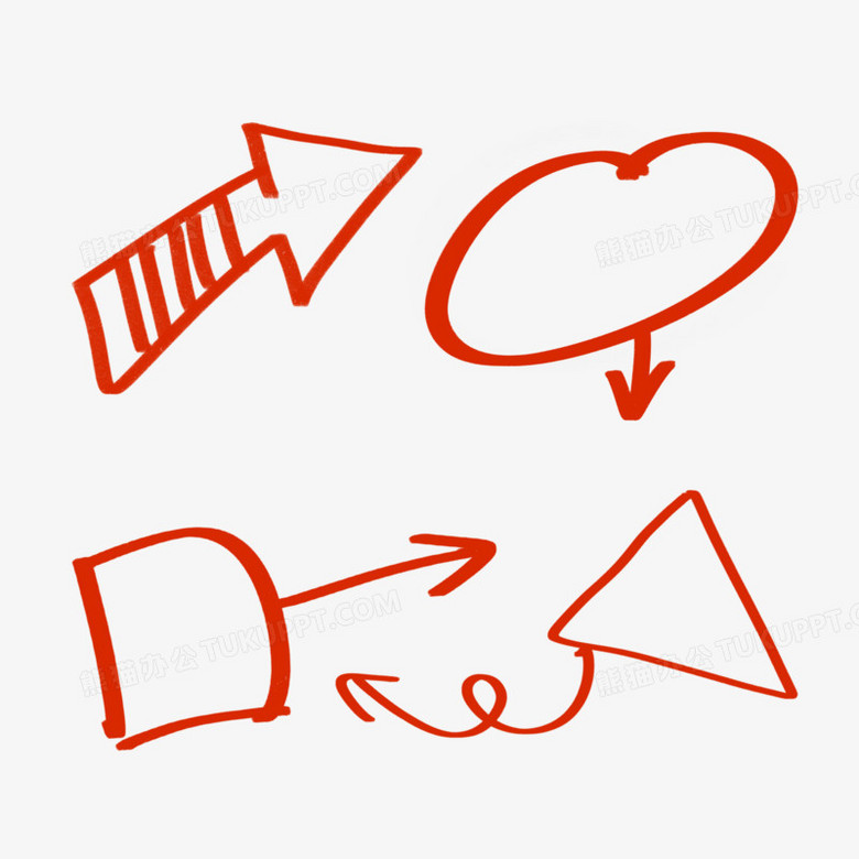 卡通手绘做标记装饰元素PNG图片素材下载_卡通PNG_熊猫办公