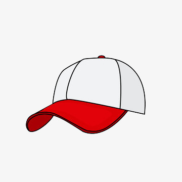 棒球帽手绘元素