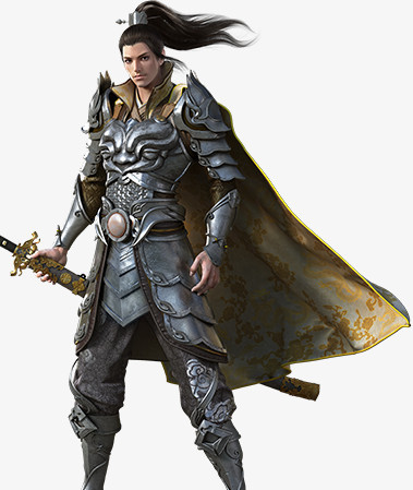 身穿盔甲将军png素材