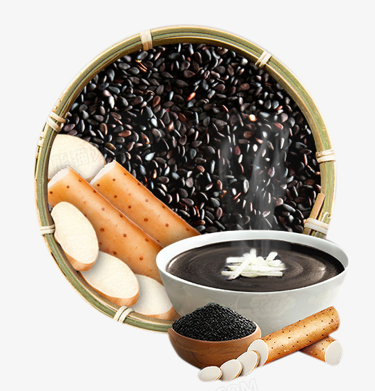 热气腾腾的黑芝麻糊