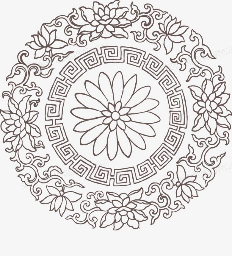 菊花图案png图片素材下载_菊花png_熊猫办公