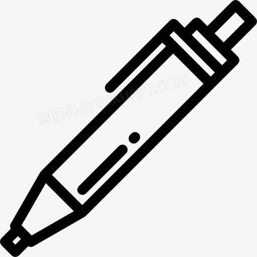 笔图标PNG图片素材下载_图标PNG_熊猫办公