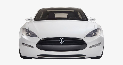 白色特斯拉充电汽车png图片素材下载_素材png_熊猫办公