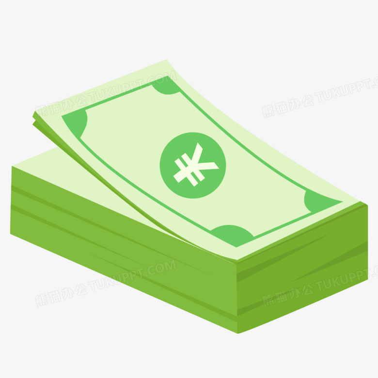 手绘钞票免抠元素