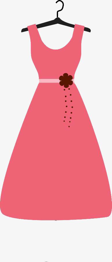 红色裙子png图片素材下载_裙子png_熊猫办公