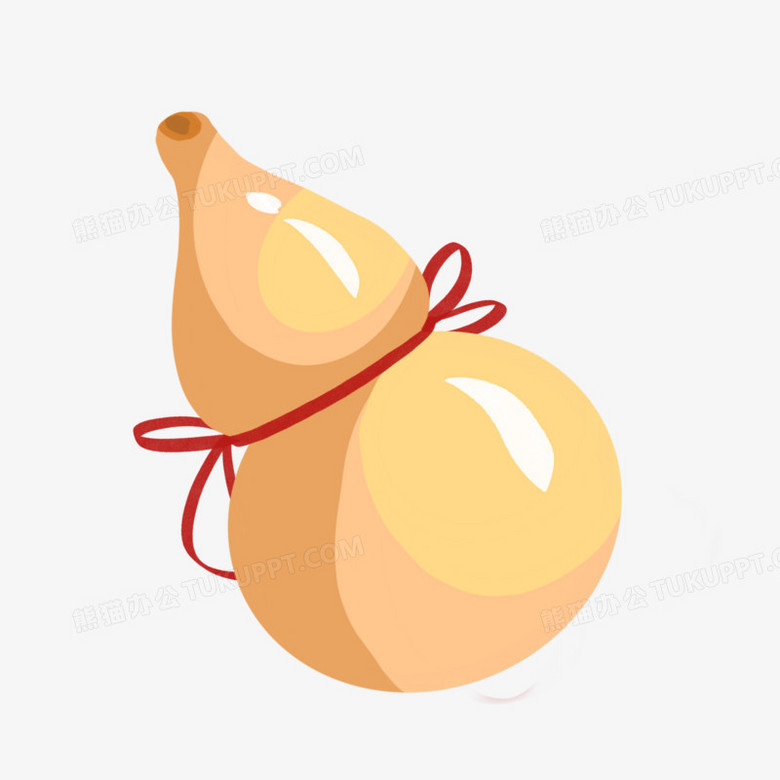 卡通酒葫芦手绘元素