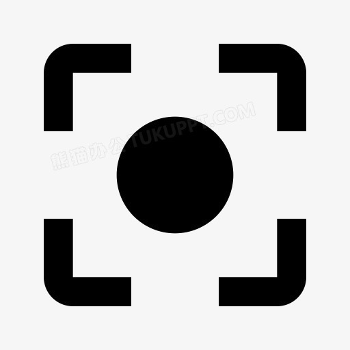 中心集中注意力强谷歌材质设计图标PNG图片素材下载_设计PNG_熊猫办公