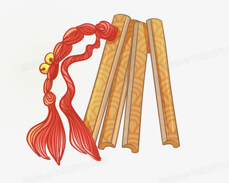 手绘相声快板乐器声音元素