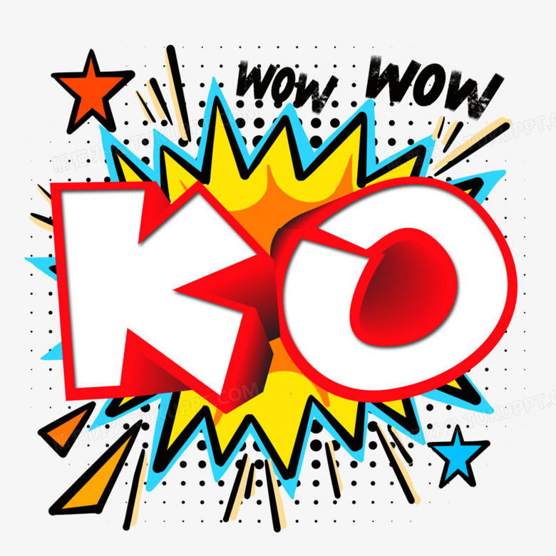 ko卡通立体艺术字