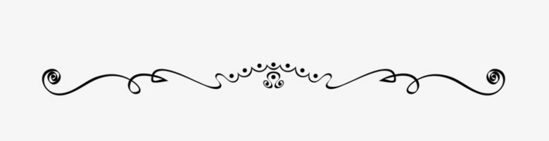 优美曲线欧式花纹装饰分割线
