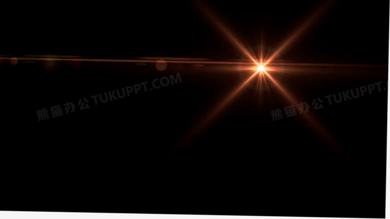 黑夜中的橙色光点海报背景