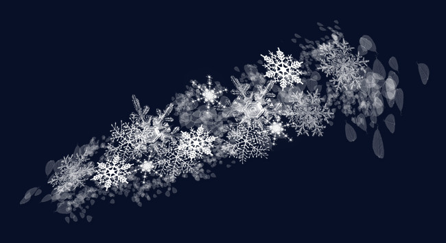创意唯美雪花
