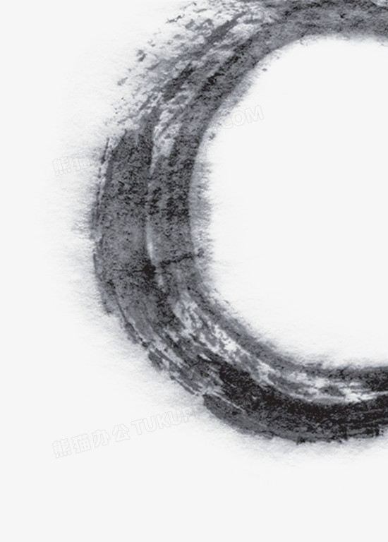 古风墨迹素材水墨图片素材墨迹半圆