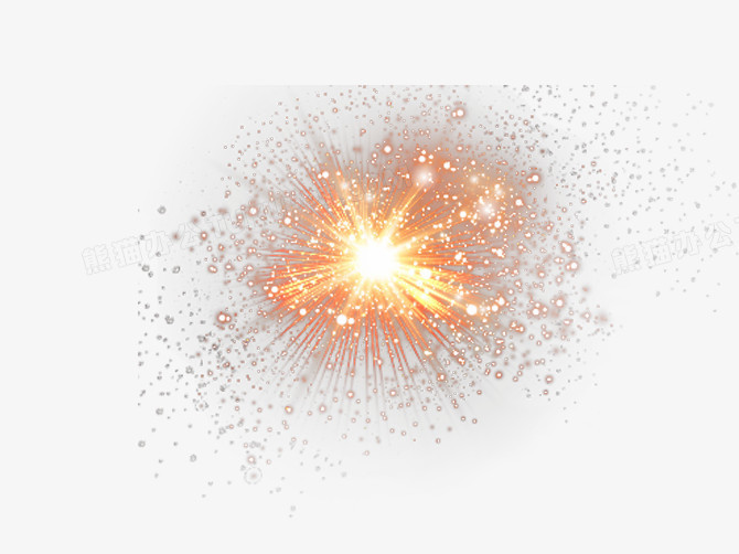 扩散火花png图片素材下载_火花png_熊猫办公