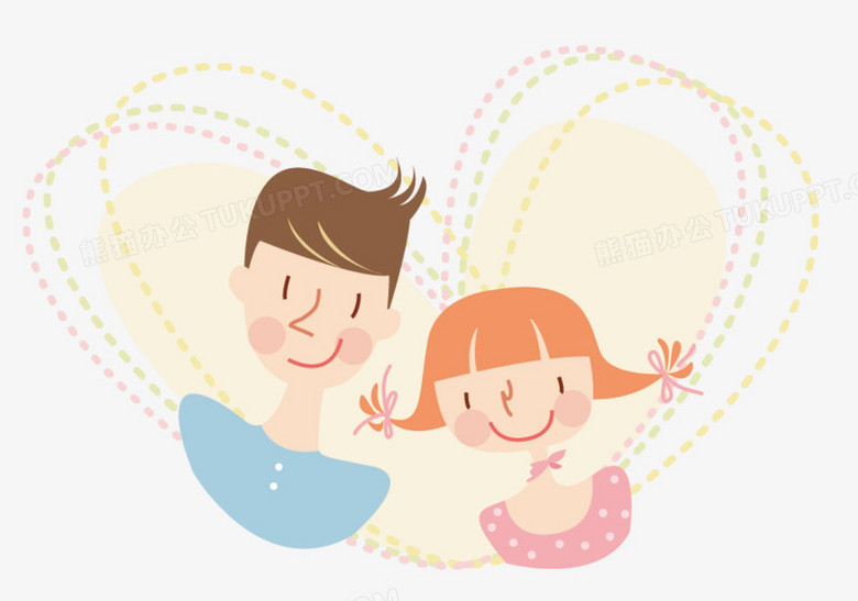 恋人大头贴png图片素材下载 恋人png 熊猫办公