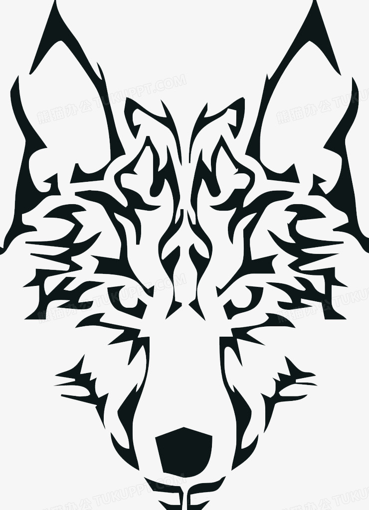 狼png图片素材下载_卡通png_熊猫办公