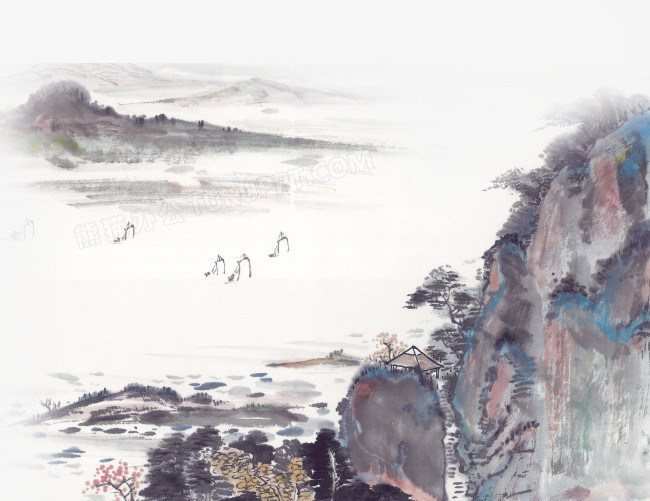 山河景秀青山绿水png图片素材下载_山河png_熊猫办公