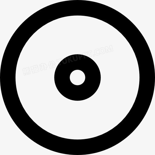 小圈子里面的一个大圆圈图标