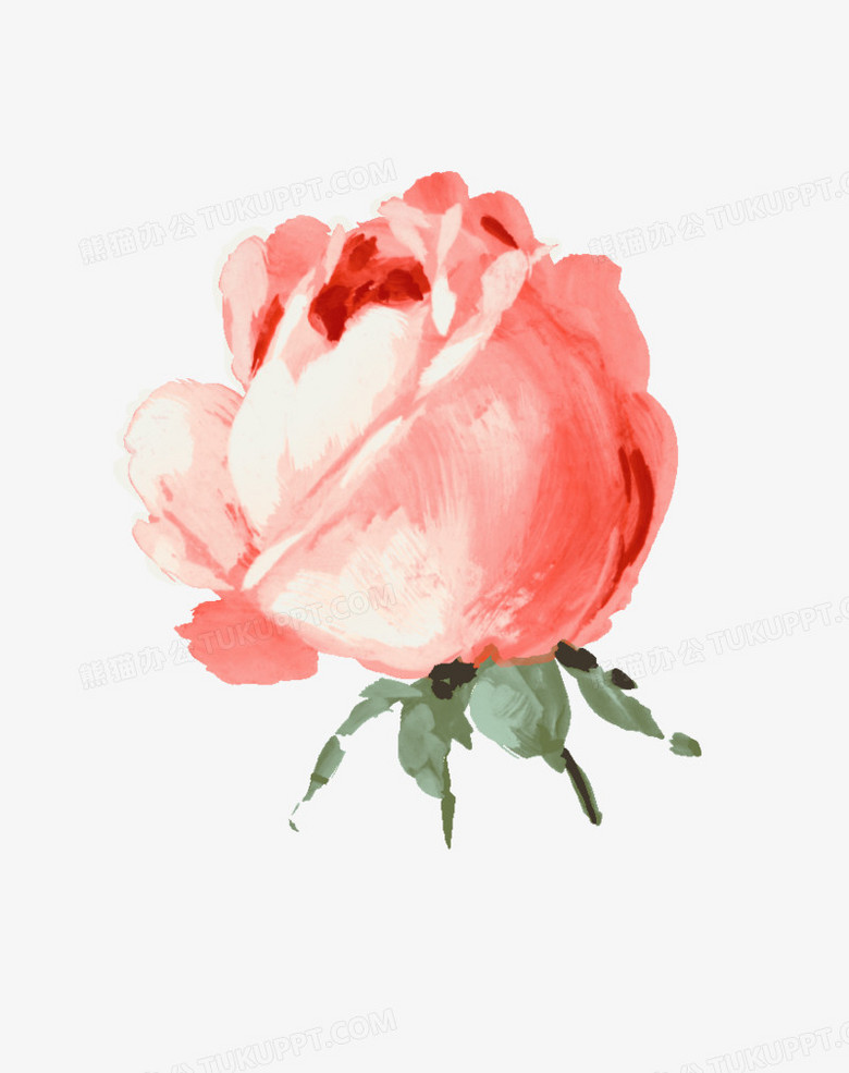 水彩花png图片素材下载 水彩png 熊猫办公 水彩花png图片素材下载 水彩png 熊猫办公