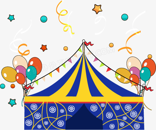 卡通马戏团背景