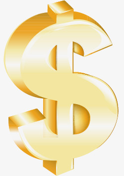 金色钱币货币符号