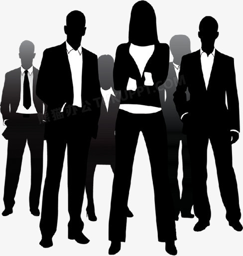 黑色职场商务精英人士png图片素材下载_职场png_熊猫办公