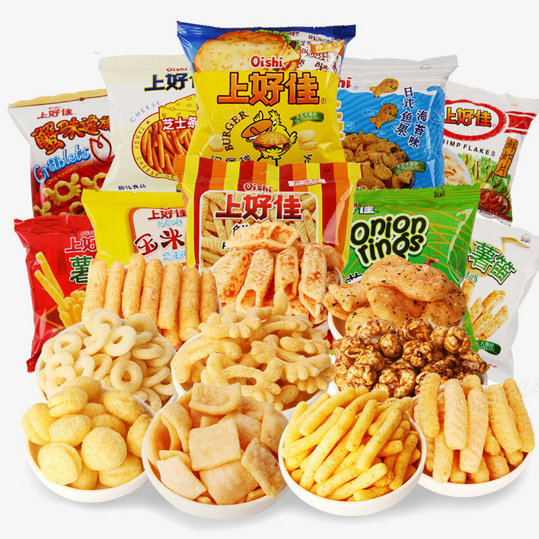 膨化零食年货大礼包png图片素材下载_零食png_熊猫办公