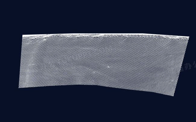 全白色透明网格