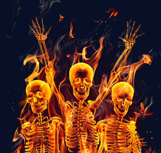骷髅火焰