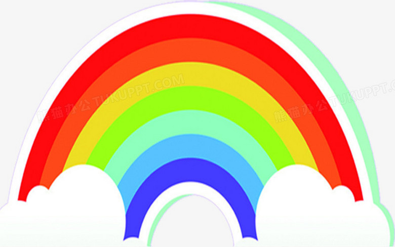 彩虹卡通装饰特效