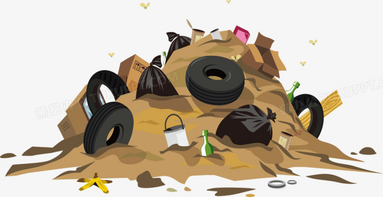 矢量垃圾堆