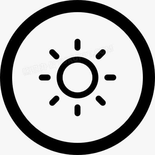 太阳一圈图标