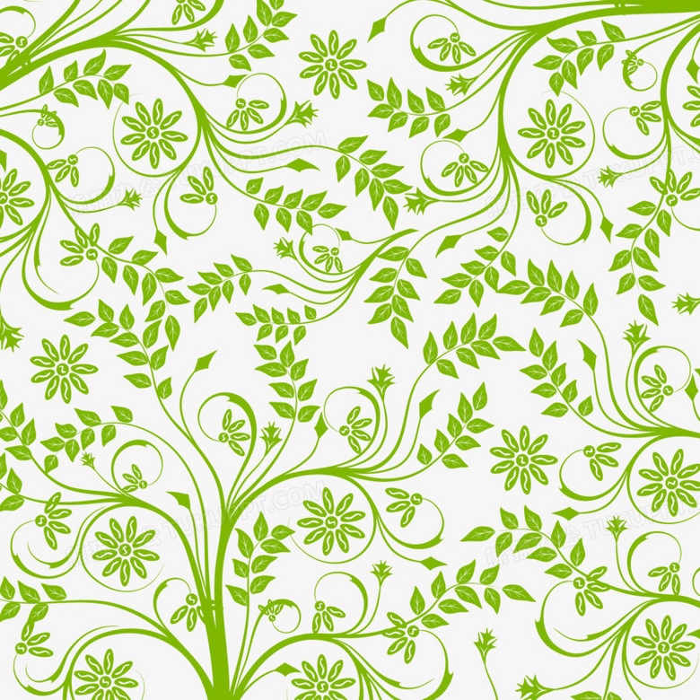 矢量花纹底纹设计素材