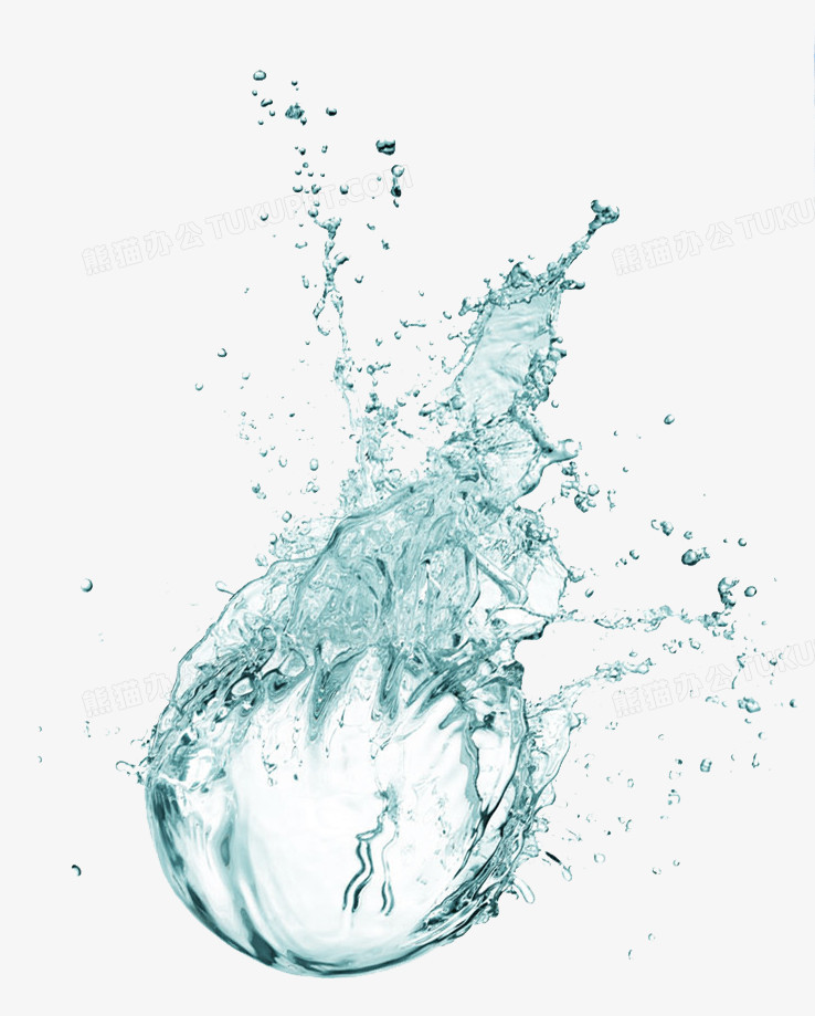 溅起的水花png图片素材下载 素材图片png 熊猫办公