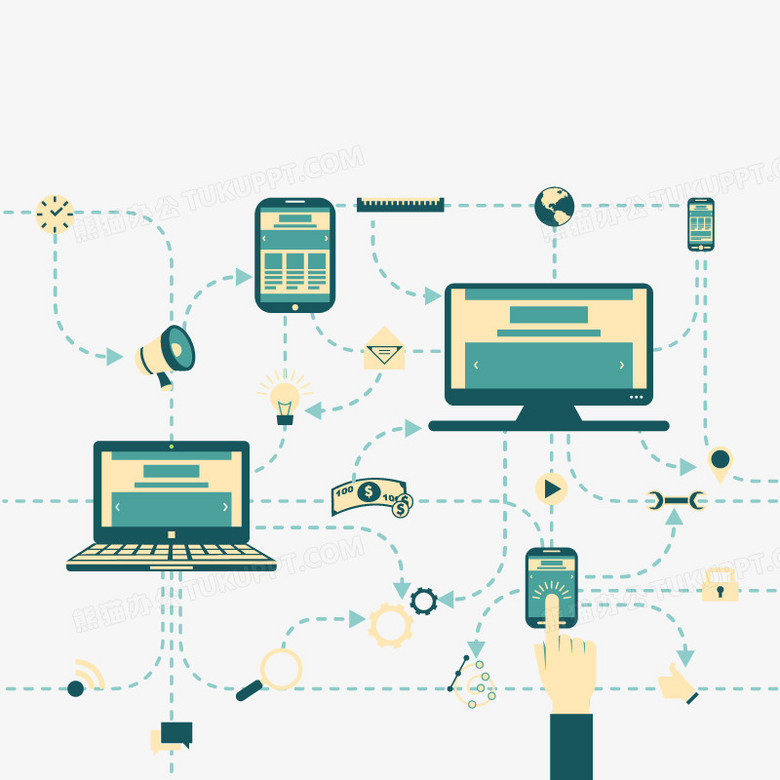 矢量网络信息PNG图片素材下载_矢量PNG_熊猫办公