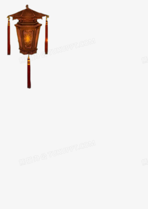 古风免扣灯笼png图片素材下载_灯笼png_熊猫办公