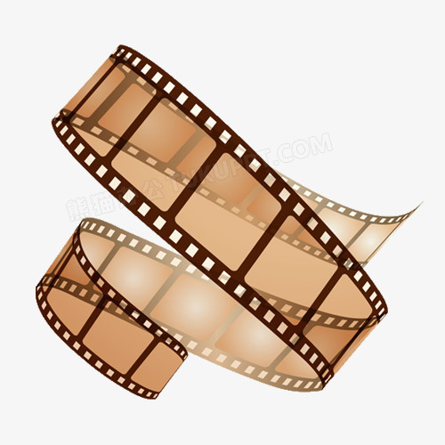 在整个配色上使用棕色作为基础色调,设计了动感电影胶卷,简约效果的