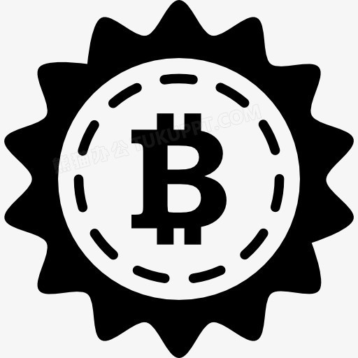 比特币的折扣商业符号图标