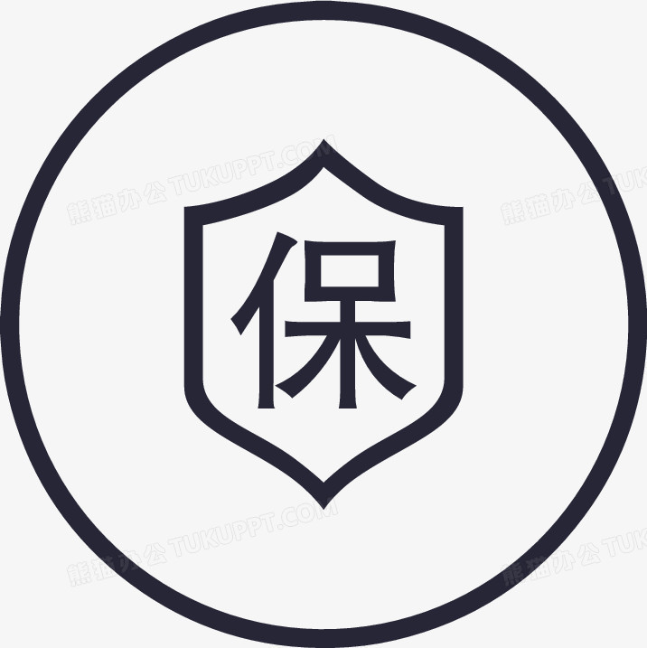 本作品全称为《黑色卡通手绘汽车保险图标创意元素》,使在整个配色上